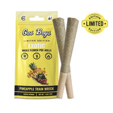 PINEAPPLE TRAIN WRECK WHOLE FLOWER PRE-ROLLS 1.5GX2